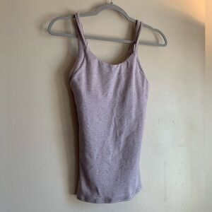 ALO Yoga Light Purple Camisole Tank Top Shirt Athletic Workout Outfit Women Smal